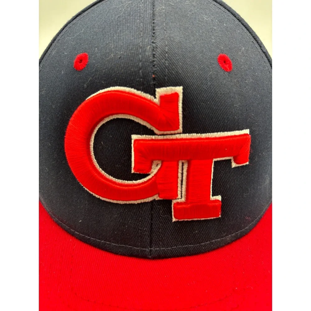 Cap‎ America Premium Line GT Snapback Hat Navy Blue Red Embroidered Cap 8505 XS